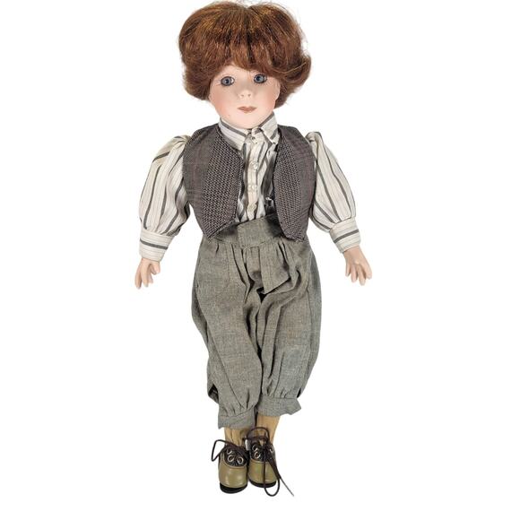 Doll Paradise Galleries Patrick Porcelain Boy Numbered Year 1996 Cindy Shafer - Picture 1 of 12